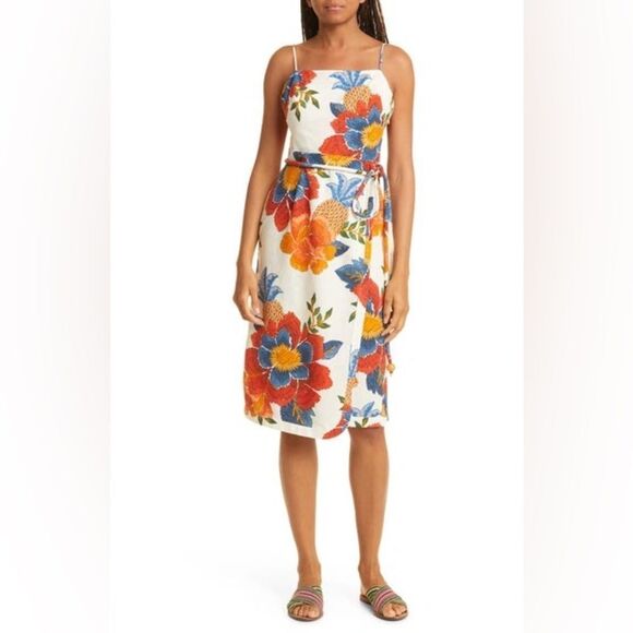 Farm Rio Floral Print Dress - Picture 2 of 10